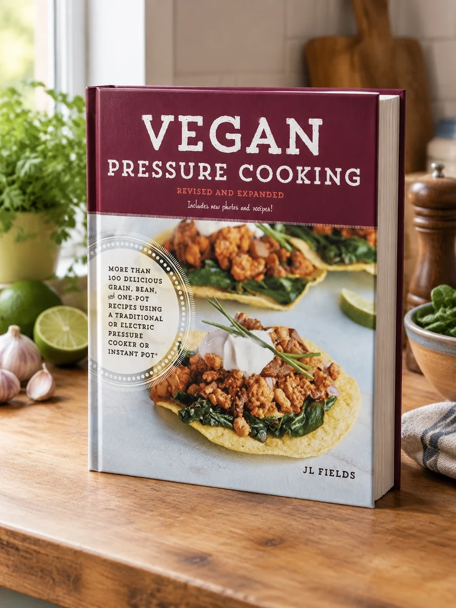 Vegan Pressure Cooking, Revised and Expanded: More Than 100 Delicious Grain, Bean, and One-Pot Recipes Using a Traditional or Electric Pressure Cooker