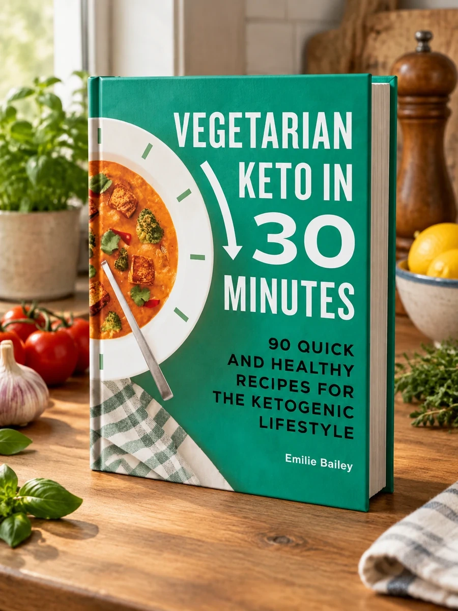 Vegetarian Keto in 30 Minutes: 90 Quick and Healthy Recipes for the Ketogenic Lifestyle