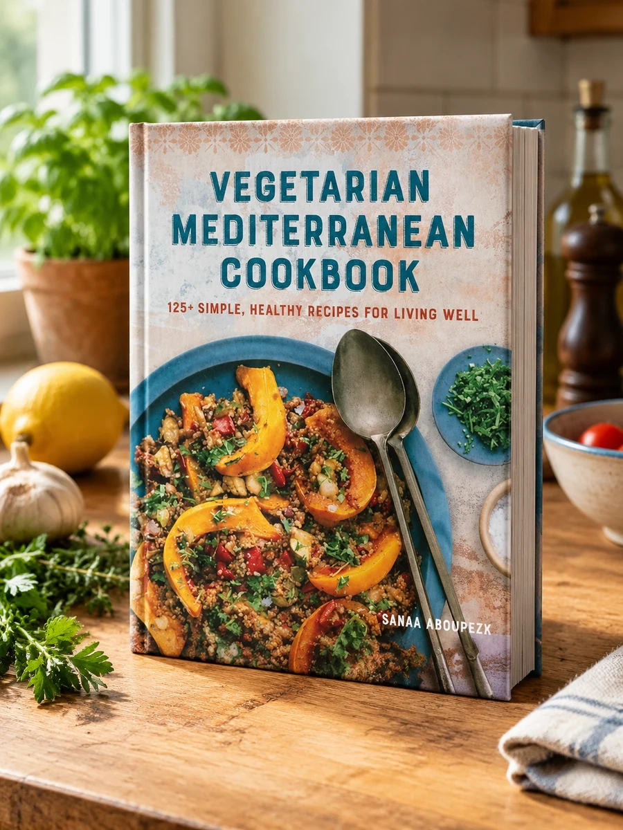 Vegetarian Mediterranean Cookbook: 125+ Simple, Healthy Recipes for Living Well