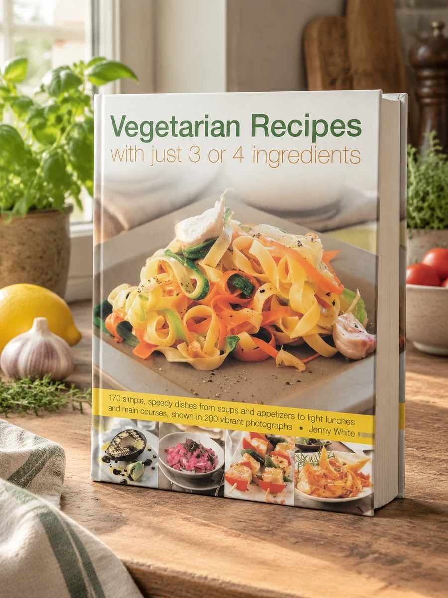 Vegetarian Recipes with Just 3 or 4 Ingredients