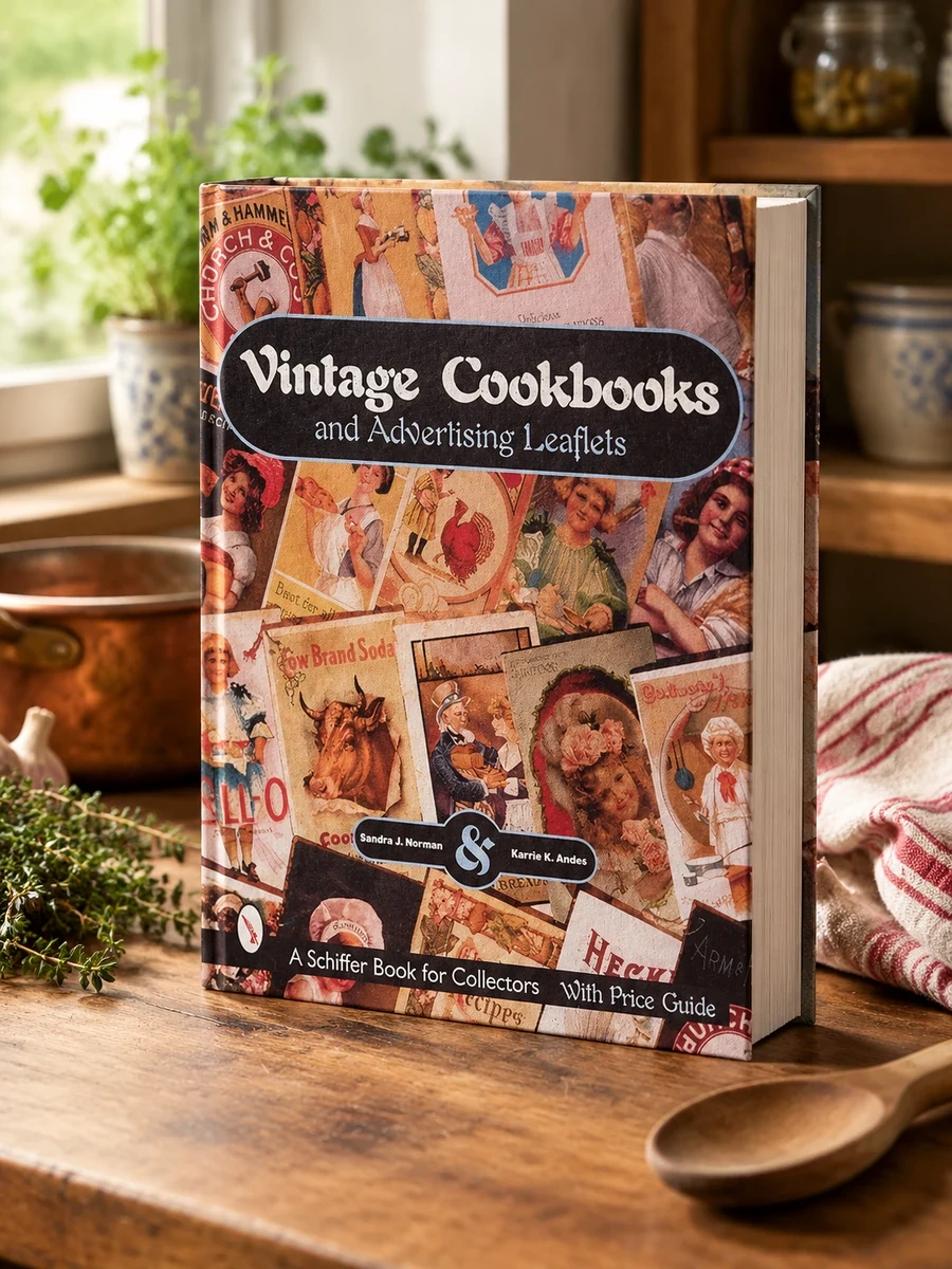 Vintage Cookbooks and Advertising Leaflets