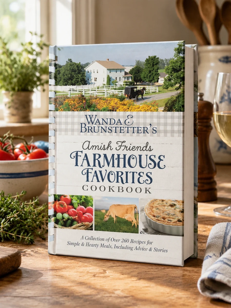 Wanda E. Brunstetter's Amish Friends Farmhouse Favorites Cookbook: A Collection of Over 200 Recipes for Simple and Hearty Meals, Including Advice and
