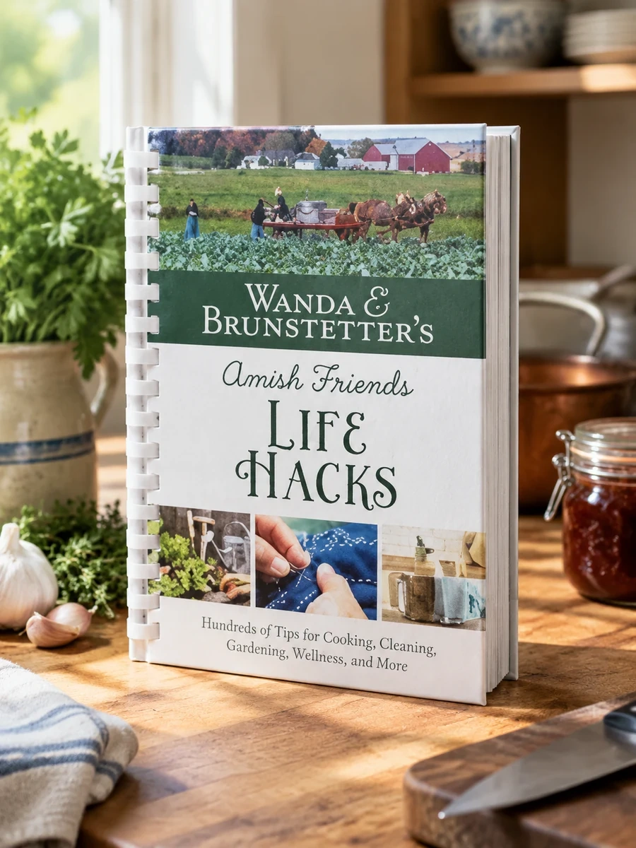 Wanda E. Brunstetter's Amish Friends Life Hacks: Hundreds of Tips for Cooking, Cleaning, Gardening, Wellness, and More