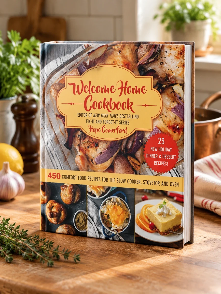 Welcome Home Cookbook: Holiday Edition: 450 Comfort Food Recipes for the Slow Cooker, Stovetop, and Oven
