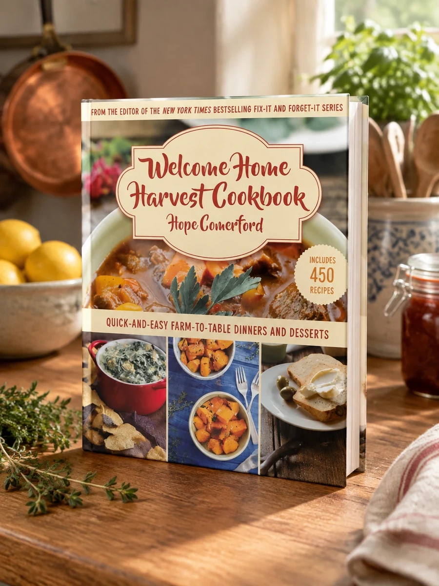 Welcome Home Harvest Cookbook: Quick-And-Easy Farm-To-Table Dinners and Desserts
