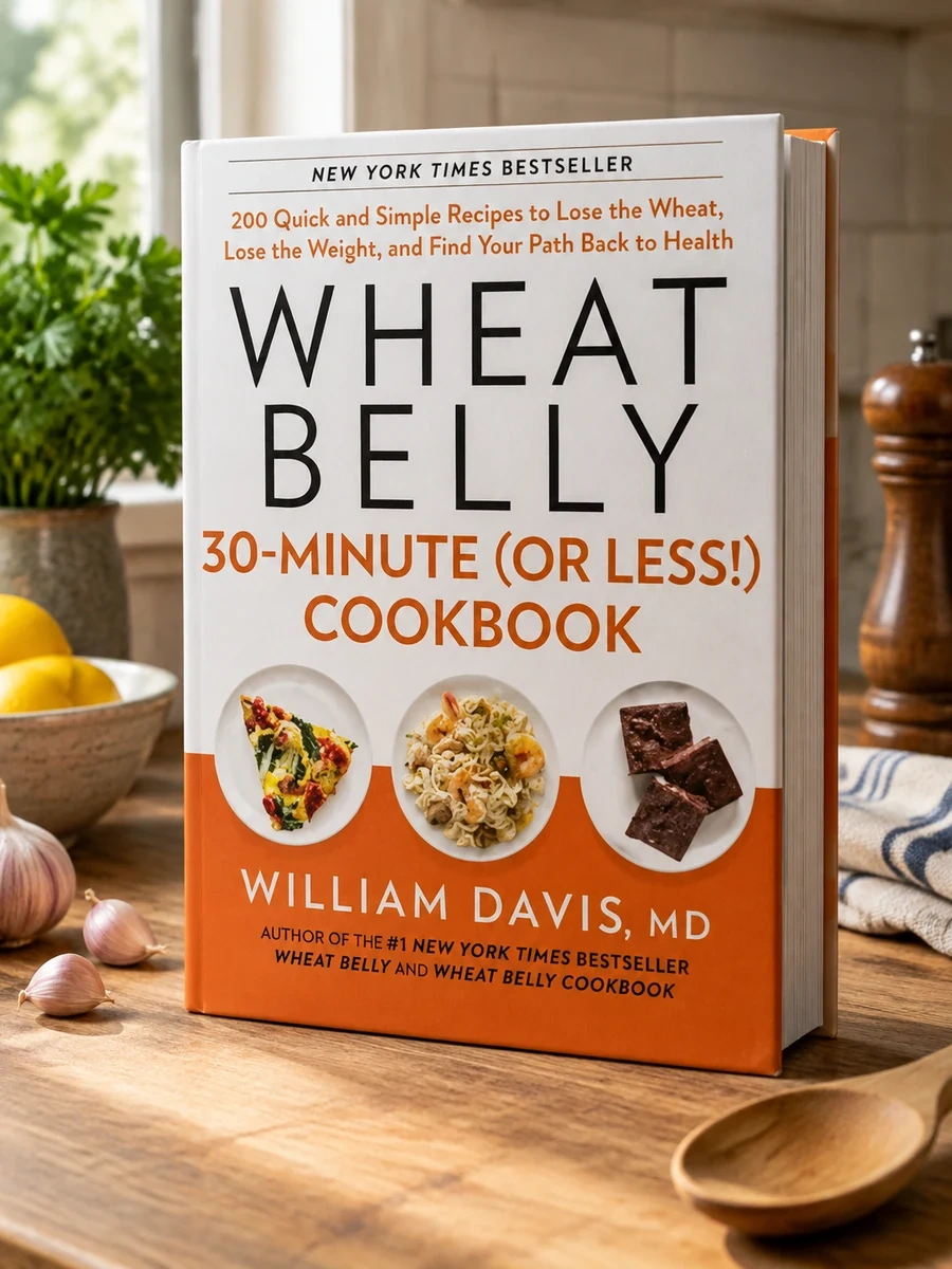 Wheat Belly 30-Minute (or Less!) Cookbook: 200 Quick and Simple Recipes to Lose the Wheat, Lose the Weight, and Find Your Path Back to Health