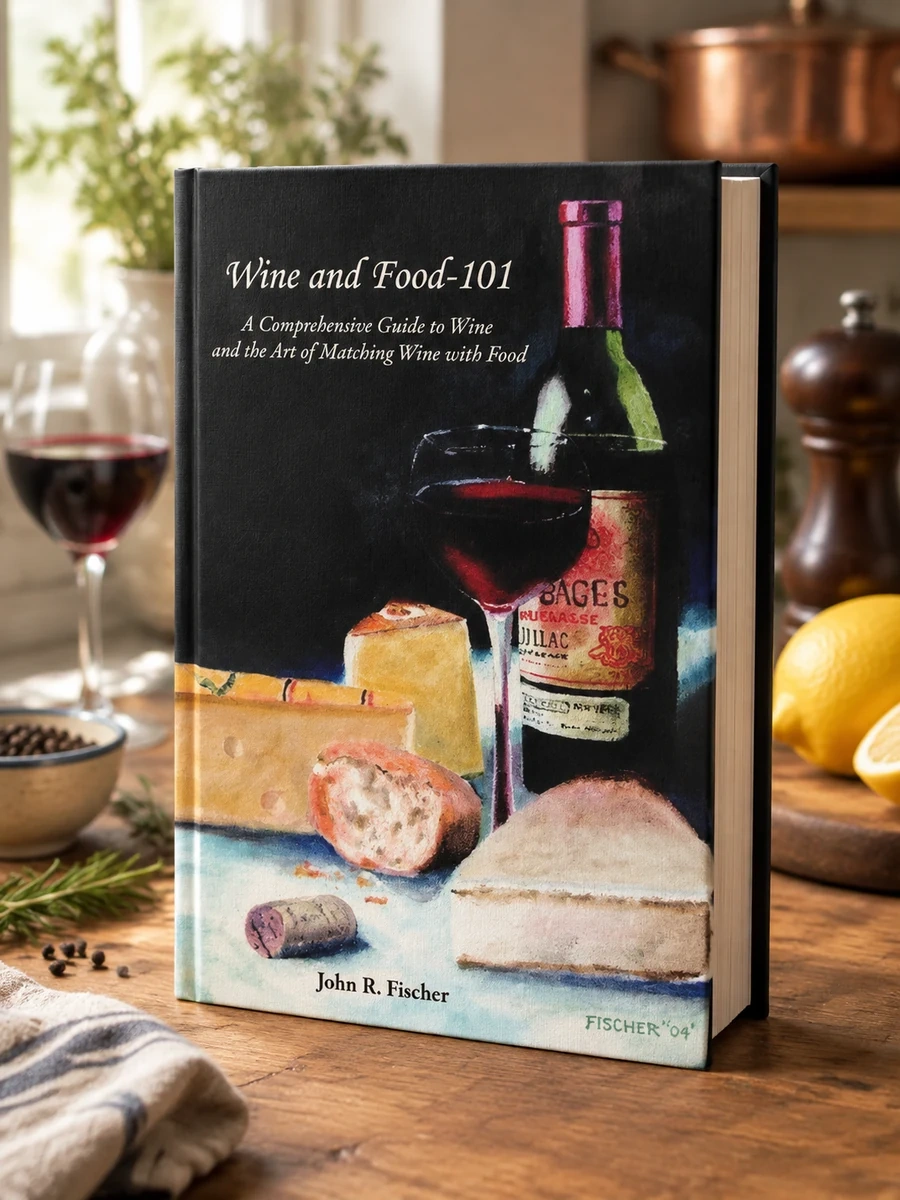 Cover of Wine and Food-101: A Comprehensive Guide to Wine and the Art of Matching Wine with Food