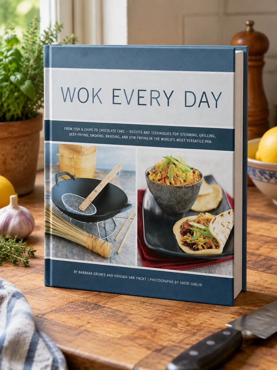 Wok Every Day: From Fish & Chips to Chocolate Cake -Recipes and Techniques for Steaming, Grilling, Deep-Frying, Smoking, Braising, and Stir-Frying in
