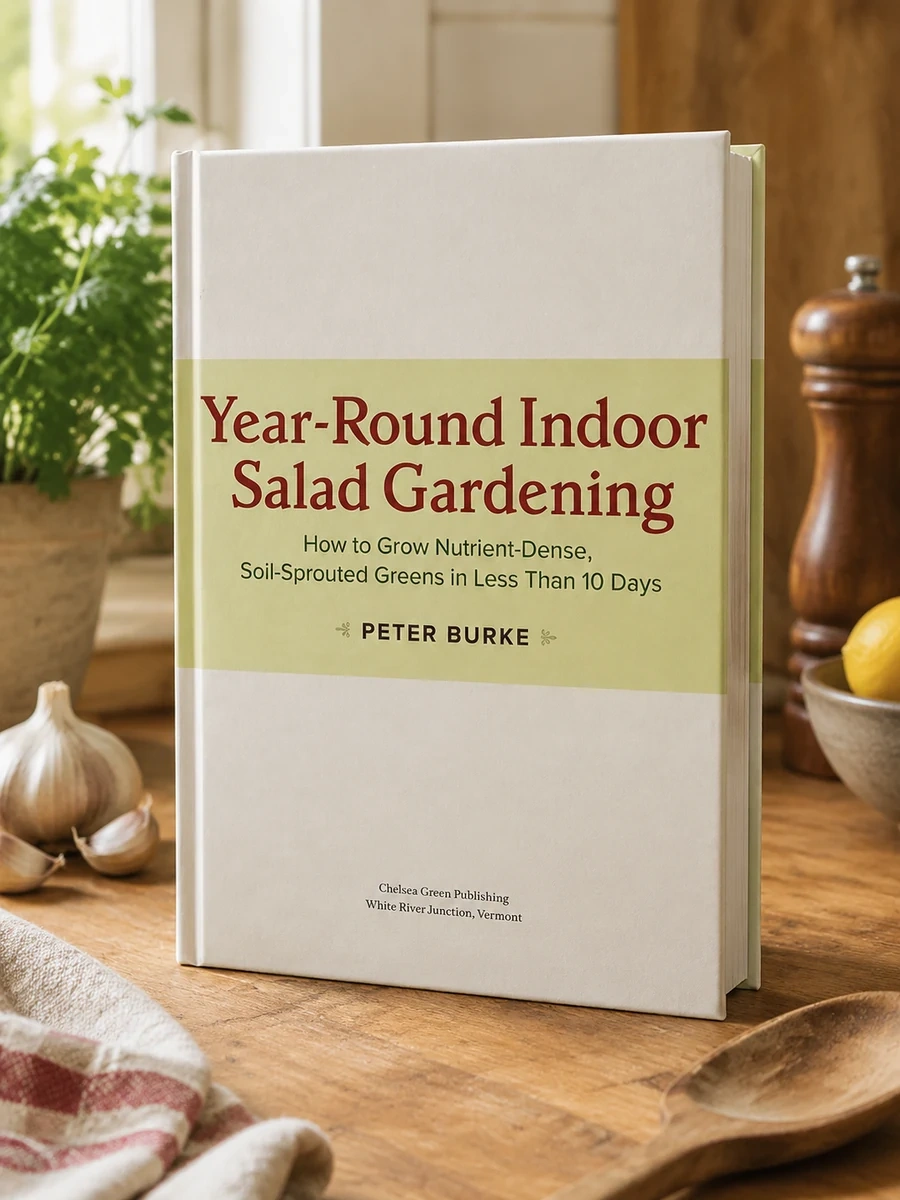 Year-Round Indoor Salad Gardening: How to Grow Nutrient-Dense, Soil-Sprouted Greens in Less Than 10 Days