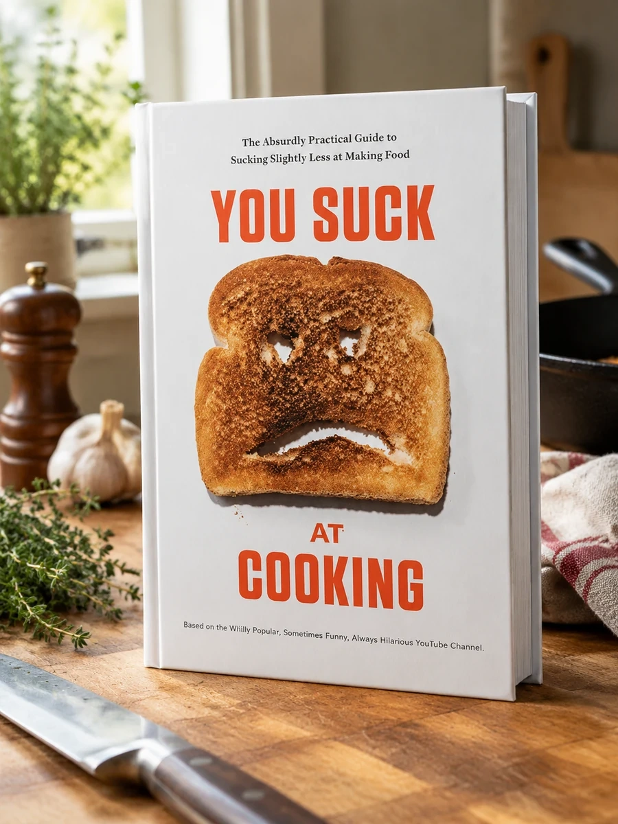 You Suck at Cooking: The Absurdly Practical Guide to Sucking Slightly Less at Making Food: A Cookbook