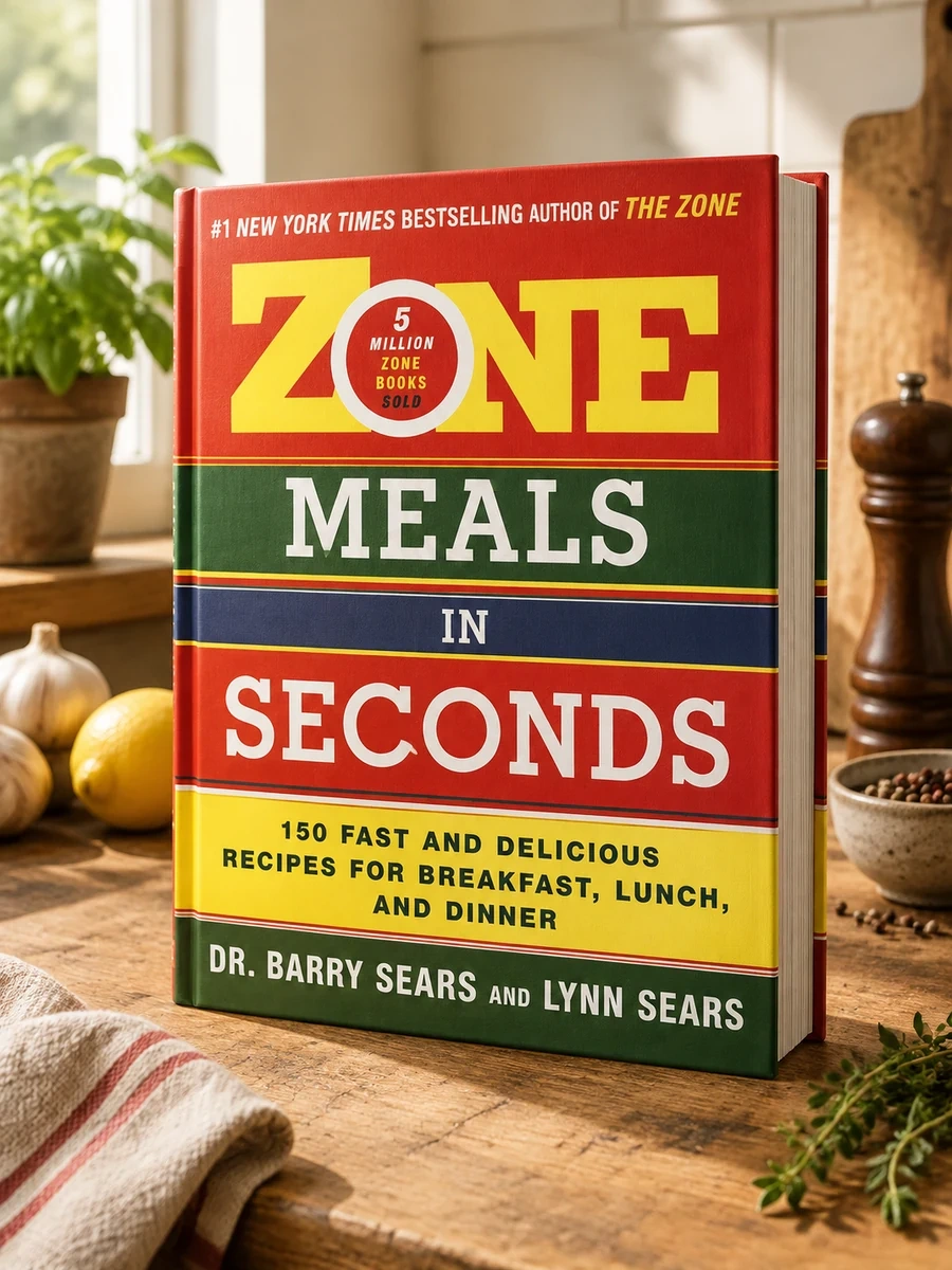Cover of Zone Meals in Seconds: 150 Fast and Delicious Recipes for Breakfast, Lunch, and Dinner
